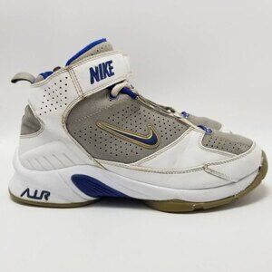 Nike Air Flight Baller Athletic Shoes White Gray 312808-041 Hook And Loop 8.5M